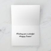 Cartes Pour Fêtes Annuelles Easter Bunny Decorating Eggs (Intérieur)