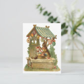 Cartes Pour Fêtes Annuelles Easter Bunny Roadside Oeuf stand (Debout devant)