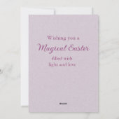 Cartes Pour Fêtes Annuelles Easter Fairy Painting Egg Spring (Dos)