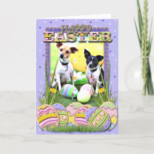 Cartes Pour Fêtes Annuelles Easter Fox Terrier
