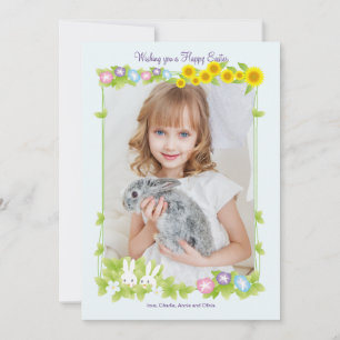 Cartes Pour Fêtes Annuelles Easter Frame Photo Holiday Card