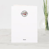 Cartes Pour Fêtes Annuelles Easter Scripture Risen Christ Floral (Dos)