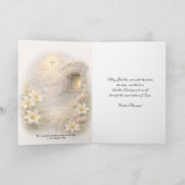 Cartes Pour Fêtes Annuelles Easter Scripture Risen Christ Floral (Intérieur)