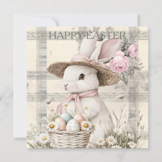 Cartes Pour Fêtes Annuelles Easter Spring Bunny