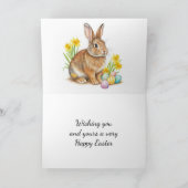 Cartes Pour Fêtes Annuelles  Easter Spring Plaid  (Intérieur)