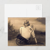 Cartes Pour Fêtes Annuelles Easter vintage picture (Devant / Derrière)