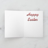 Cartes Pour Fêtes Annuelles EasterFeaturing heureux mignon, image drôle de (Intérieur)