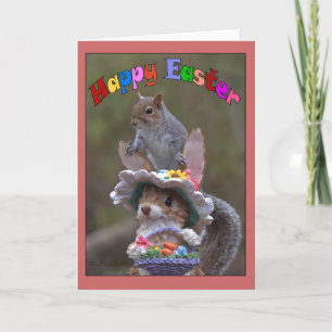 Cartes Pour Fêtes Annuelles EasterFeaturing heureux mignon, image drôle de