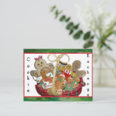 Cartes Pour Fêtes Annuelles Échange de Noël (Debout devant)