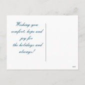 Cartes Pour Fêtes Annuelles Éclairage de Noël (Dos)