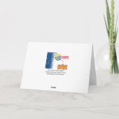 Cartes Pour Fêtes Annuelles Éclairage de vacances à Biarritz (Dos)