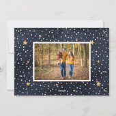 Cartes Pour Fêtes Annuelles Éclairage étoilé | Hanoukka Photo Collage Card (Dos)