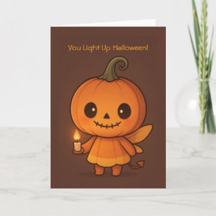 Cartes Pour Fêtes Annuelles Éclairage Halloween