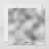 Cartes Pour Fêtes Annuelles Éclat argenté (Dos)