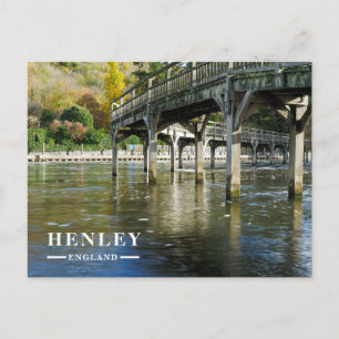 Cartes Pour Fêtes Annuelles Écluse de Marsh Horsebridge River Thames Automne 