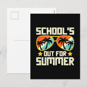 Cartes Pour Fêtes Annuelles École fermée pour l'été