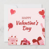 Cartes Pour Fêtes Annuelles Écologique Valentine imprimable gratuit (Devant)