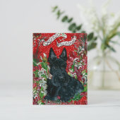 Cartes Pour Fêtes Annuelles Écossais Terrier Xmas (Debout devant)