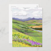 Cartes Pour Fêtes Annuelles Écosse" (Devant / Derrière)