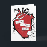 Cartes Pour Fêtes Annuelles écoutez votre coeur anatomique<br><div class="desc">par asyrum</div>