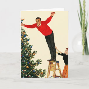 Cartes Pour Fêtes Annuelles Écrimage de l'arbre