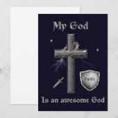 Cartes Pour Fêtes Annuelles Écriture biblique (Devant / Derrière)