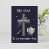 Cartes Pour Fêtes Annuelles Écriture biblique (Debout devant)