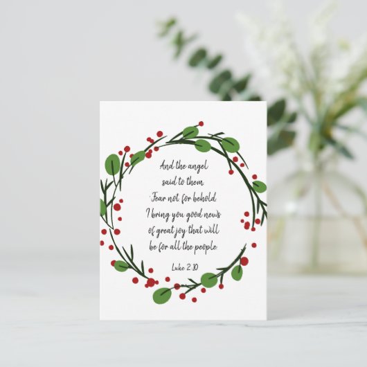 Cartes Pour Fêtes Annuelles Écriture chrétienne de Noël Sticker Écriture (Debout devant)