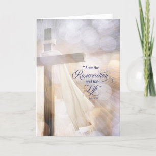 Cartes Pour Fêtes Annuelles Écriture de la résurrection chrétienne Pâques