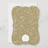 Cartes Pour Fêtes Annuelles Écriture manuelle classique Bébé 1ère photo de Noë (Dos)