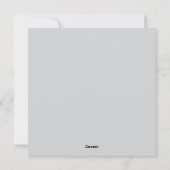 Cartes Pour Fêtes Annuelles Écriture manuelle couleur or personnalisée profess (Dos)