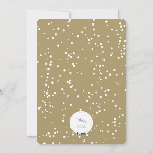 Cartes Pour Fêtes Annuelles Écriture manuscrite classique Script Baby's First  (Dos)