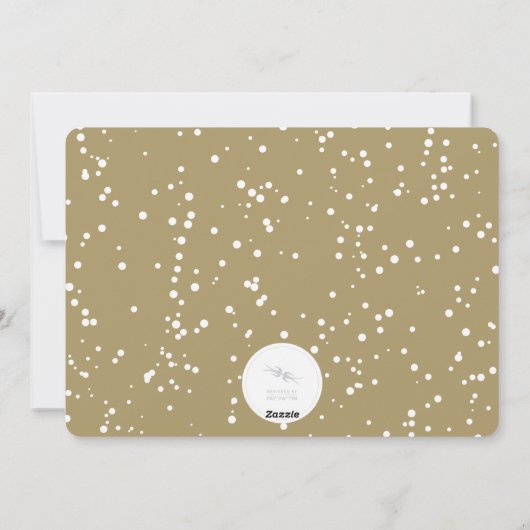 Cartes Pour Fêtes Annuelles Écriture manuscrite classique Script Baby's First  (Dos)