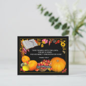 Cartes Pour Fêtes Annuelles Écriture merci POSTCARD (Debout devant)