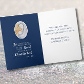 Cartes Pour Fêtes Annuelles Écriture religieuse Vierge à l'Enfant Aquarelle