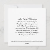 Cartes Pour Fêtes Annuelles Écrue jaune orange vert arbre d'automne (Dos)