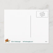 Cartes Pour Fêtes Annuelles Écureuil confortable de Noël (Dos)