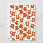 Cartes Pour Fêtes Annuelles Écureuil mignon  (Dos)