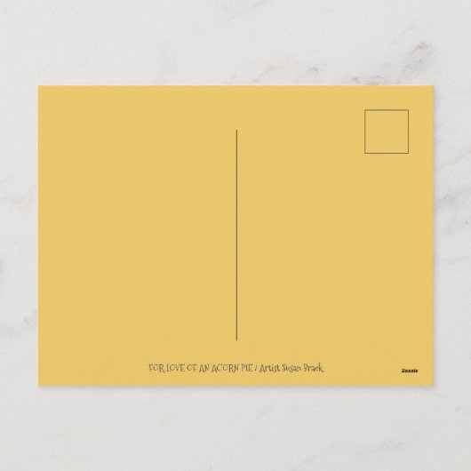 CARTES POUR FÊTES ANNUELLES ÉCUREUILS & CHOUETTE ACTION DE GRÂCE, TARTE AUX GL (Dos)