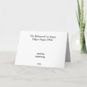 Cartes Pour Fêtes Annuelles Edgar Degas (Dos)