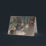 Cartes Pour Fêtes Annuelles Edgar Degas<br><div class="desc">Voici "La répétition sur scène",  peinte par Edgar Degas en 1874,  a rendu les vacances positives. L'original est de 21 x 28 pouces.</div>