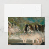 Cartes Pour Fêtes Annuelles Edgar Degas - Ballet Au Paris Opéra (Devant / Derrière)