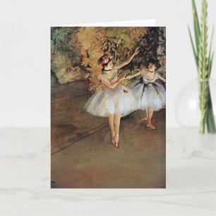 Cartes Pour Fêtes Annuelles Edgar Degas - deux danseurs