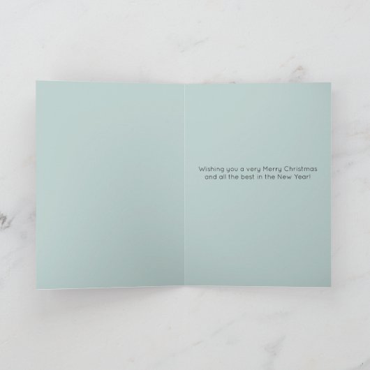 Cartes Pour Fêtes Annuelles Editable Une église en hiver (Intérieur)