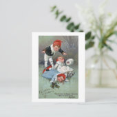 Cartes Pour Fêtes Annuelles Effondrement de patinage d'enfants de GladnessIce (Debout devant)