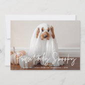 Cartes Pour Fêtes Annuelles Éffrayant de façon puissante photo d'animal de com (Devant)