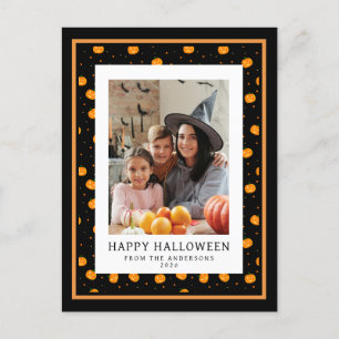 Cartes Pour Fêtes Annuelles Éffrayant minimaliste Happy Halloween 1 photo