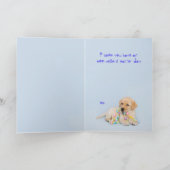 Cartes Pour Fêtes Annuelles Eggstra special yellow labrador puppy easter (Intérieur)