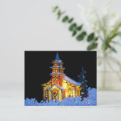 Cartes Pour Fêtes Annuelles Église de Noël (Debout devant)