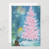 Cartes Pour Fêtes Annuelles Église de Noël (Devant / Derrière)